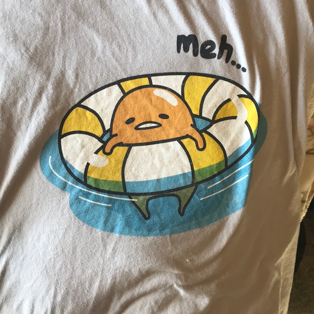 Grey gudetama shirt